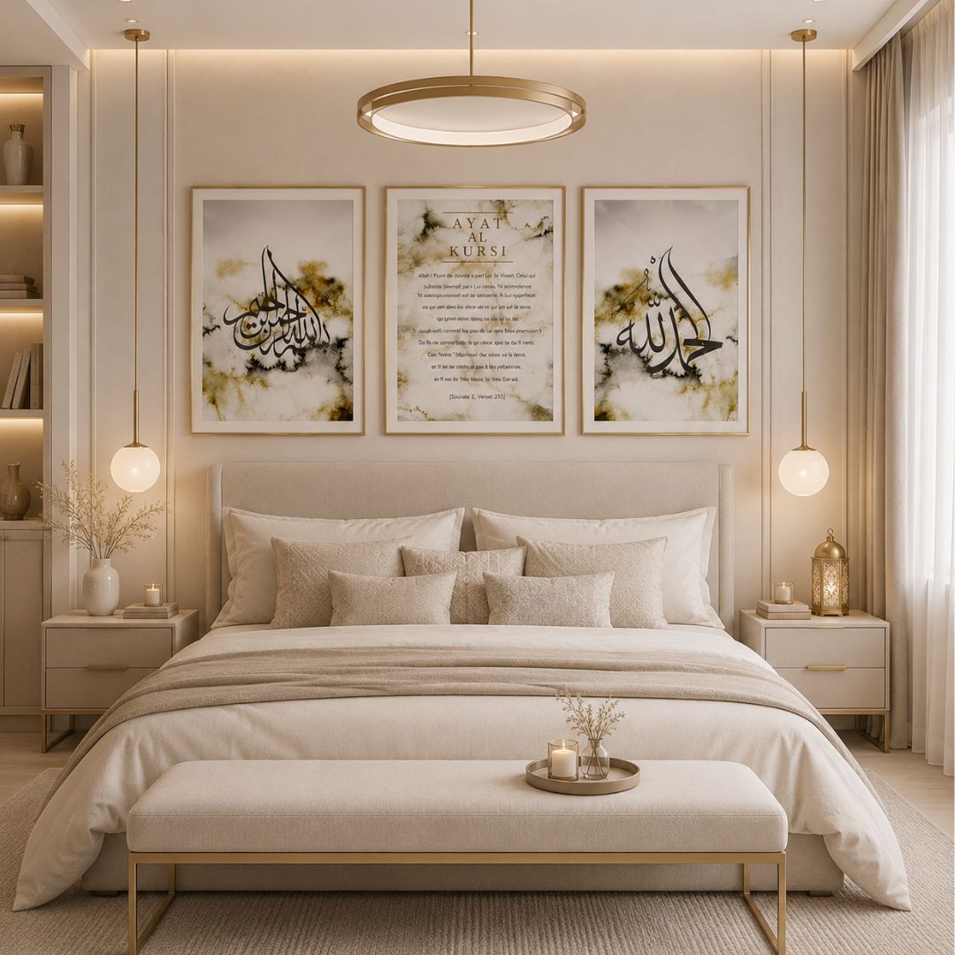 tableau islamique marbre blanc allah & muhammad avec ayat al kursi – décoration murale moderne 3 pièces (copie) tableau islamique marbre blanc allah & muhammad avec ayat al kursi – décoration murale moderne 3 pièces (copie)
