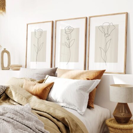tableaux line art minimalistes – décoration murale moderne et Élégante (copie)